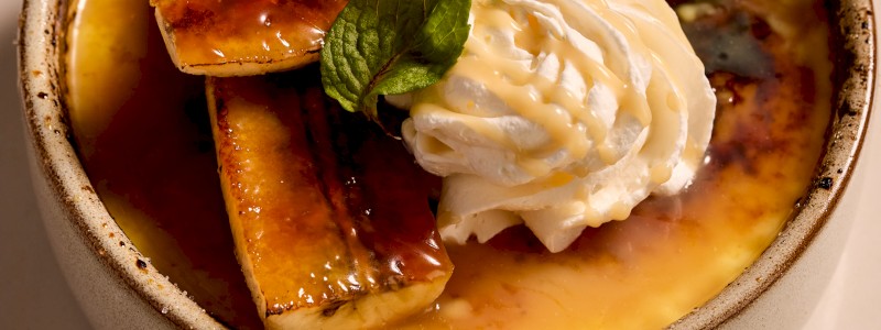 Caramelized Banana Créme Brulée (GF) - 