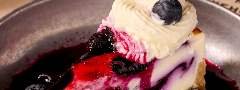 Blueberry Brulee Cheesecake - 