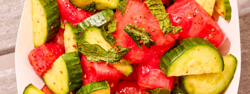 WATERMELON CUBES - Add Tajin, cucumber, or lime