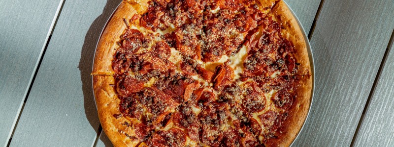 MEAT LOVERS - Pepperoni, bacon, Italian sausage, and ham